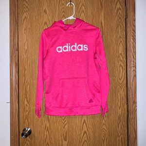 Youth small hot pink adidas sweatshirt